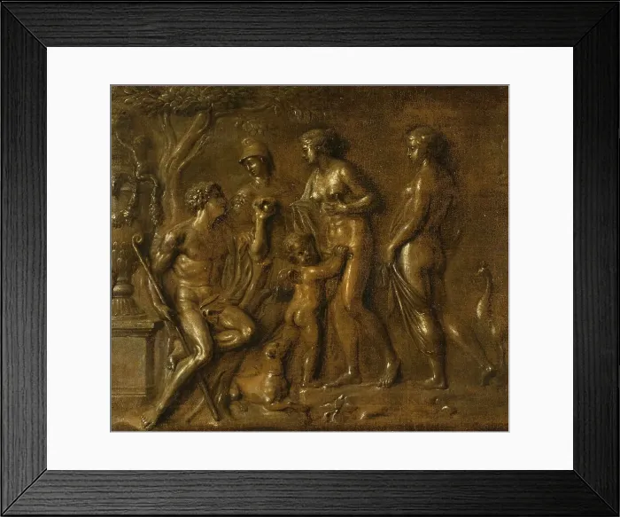 Framed Print : The Judgement of Paris, c17th century. Creator: Unknown Framed Print : The Judgement of Paris, c17th century. Creator: Unknown