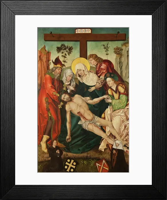 Framed Print : The Lamentation, 16th century. Creator: Unknown Framed Print : The Lamentation, 16th century. Creator: Unknown