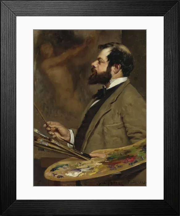 Framed Print : The Artist Ernst Josephson, 1883. Creator: Axel Leonard Borg Framed Print : The Artist Ernst Josephson, 1883. Creator: Axel Leonard Borg