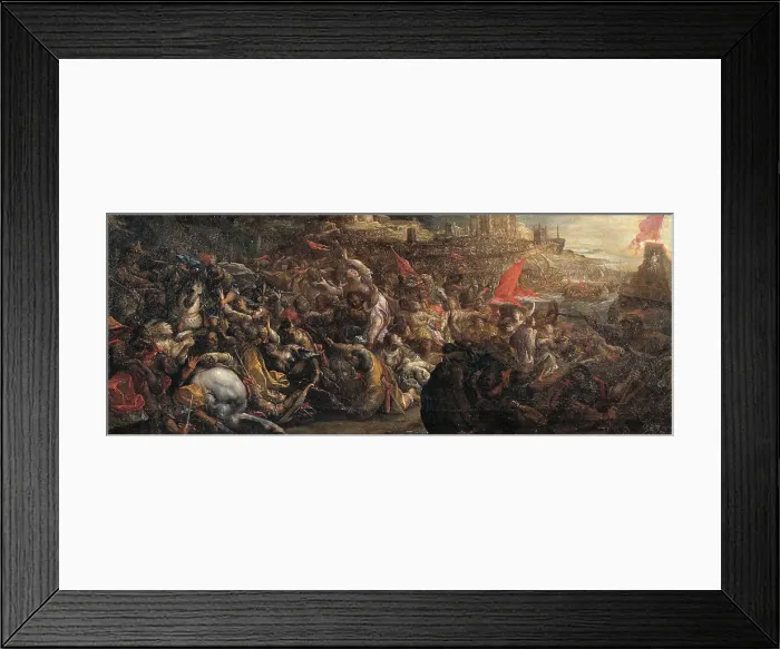 Framed Print : The Rape of the Sabines, 16th century. Creator: Unknown Framed Print : The Rape of the Sabines, 16th century. Creator: Unknown
