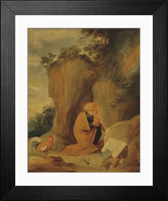 Framed Print : The Repentant St Peter, c17th century. Creator: Unknown Framed Print : The Repentant St Peter, c17th century. Creator: Unknown