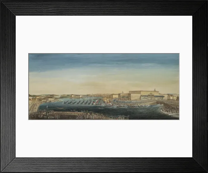 Framed Print : The Acclamation of King Carl XIV Johan of Sweden, 1818. Creator: Axel Fredrik Cederholm Framed Print : The Acclamation of King Carl XIV Johan of Sweden, 1818. Creator: Axel Fredrik Cederholm