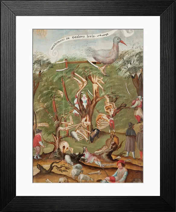 Framed Print : The Skeleton Forest, 1641. Creator: Unknown Framed Print : The Skeleton Forest, 1641. Creator: Unknown