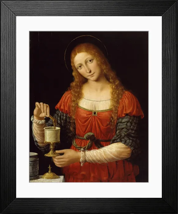 Framed Print : Saint Mary Magdalene, c1524. Creator: Bernardino Luini Framed Print : Saint Mary Magdalene, c1524. Creator: Bernardino Luini