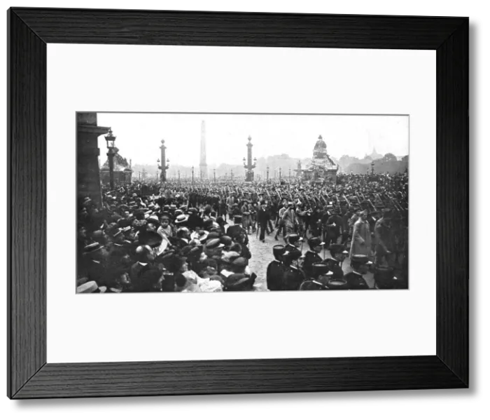 Framed Print : Independence Day In Paris; A battalion of the 16th American regiment... 1917 Creator: Unknown. Independence Day In Paris; A battalion of the 16th American regiment... 1917 Creator: Unknown Framed Print : Independence Day In Paris; A battalion of the 16th American regiment... 1917 Creator: Unknown. Independence Day In Paris; A battalion of the 16th American regiment... 1917 Creator: Unknown