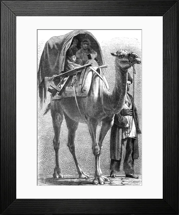 Framed Print : Mourners in a Funeral procession, Caucasus; The Caucasus, 1875. Creator: Unknown Framed Print : Mourners in a Funeral procession, Caucasus; The Caucasus, 1875. Creator: Unknown