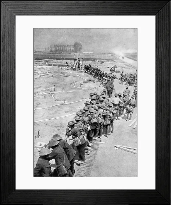 Framed Print : Model of a Battlefield; On the eve of the attack of June 7, 1917...1917 Creator: Unknown Framed Print : Model of a Battlefield; On the eve of the attack of June 7, 1917...1917 Creator: Unknown