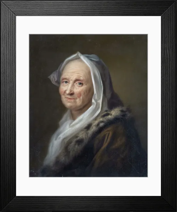 Framed Print : Portrait of an Old Lady, c18th century. Creator: Balthasar Denner Framed Print : Portrait of an Old Lady, c18th century. Creator: Balthasar Denner