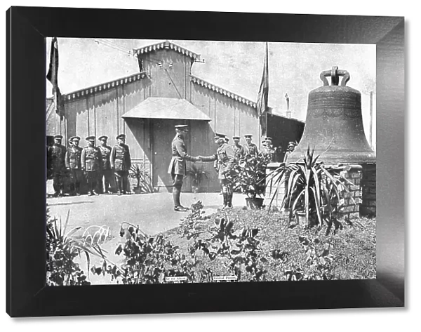 Belgian Bell Recovered; The victors of Messines were commanded... 1917. Creator: Unknown