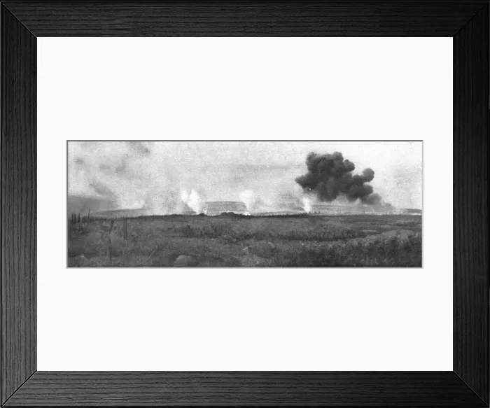Framed Print : French Attack North of Hurtebise; Triggered assault waves of the 152nd... Creator: Unknown Framed Print : French Attack North of Hurtebise; Triggered assault waves of the 152nd... Creator: Unknown