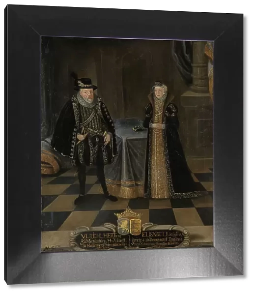 Ulrik III, 1527-1603, Duke of Mecklenburg-Schwerin Elisabeth, 1524-1586, Princess of Denmark. Creator: Anon