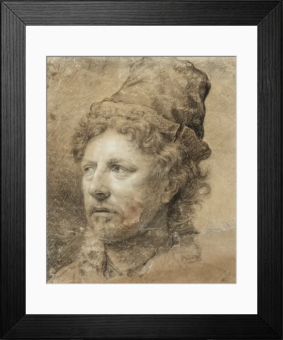 Framed Print : Portrait of the artist Anthonie Waterloo, c17th century. Creator: Bartholomeus van der Helst Framed Print : Portrait of the artist Anthonie Waterloo, c17th century. Creator: Bartholomeus van der Helst