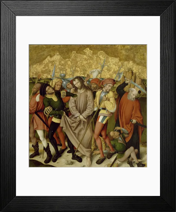 Framed Print : Altarpiece with the Passion of Christ: Arrest of Christ, c1480-1495. Creator: Unknown Framed Print : Altarpiece with the Passion of Christ: Arrest of Christ, c1480-1495. Creator: Unknown