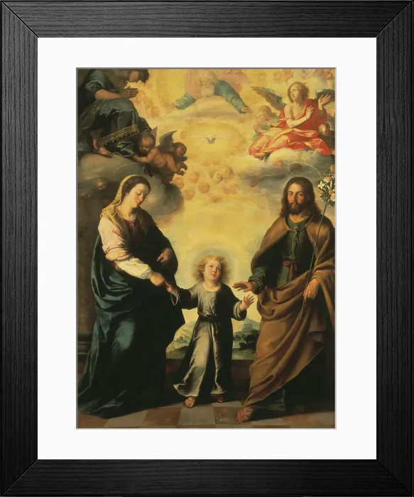 Framed Print : The Return of the Holy Family from Egypt, mid-late 17th century. Creator: Bartolomé Esteban Murillo Framed Print : The Return of the Holy Family from Egypt, mid-late 17th century. Creator: Bartolomé Esteban Murillo