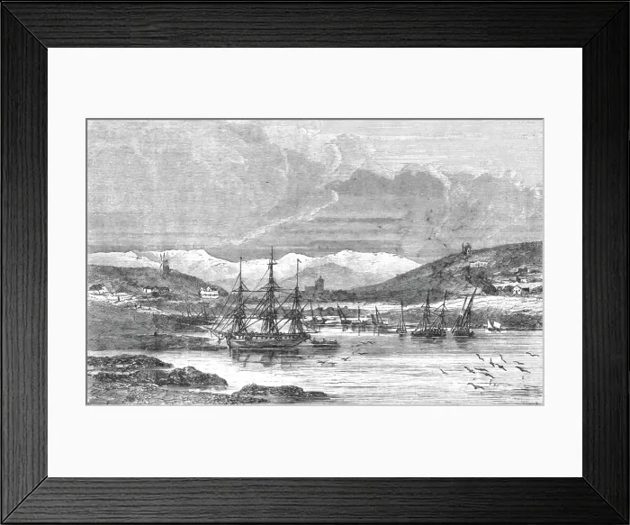 Framed Print : The Fjord of Reykjavik; An Icelanders Notes on Iceland, 1875. Creator: Unknown Framed Print : The Fjord of Reykjavik; An Icelanders Notes on Iceland, 1875. Creator: Unknown