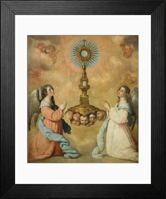 Framed Print : The Eucharist. Creator: Workshop of Francisco de Zurbarán
