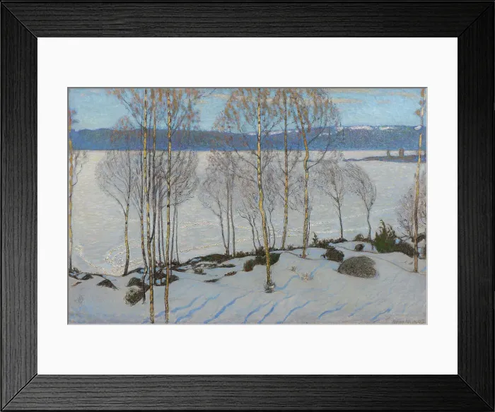 Framed Print : The Approach of Spring, 1903. Creator: Bjorn Ahlgrenson Framed Print : The Approach of Spring, 1903. Creator: Bjorn Ahlgrenson