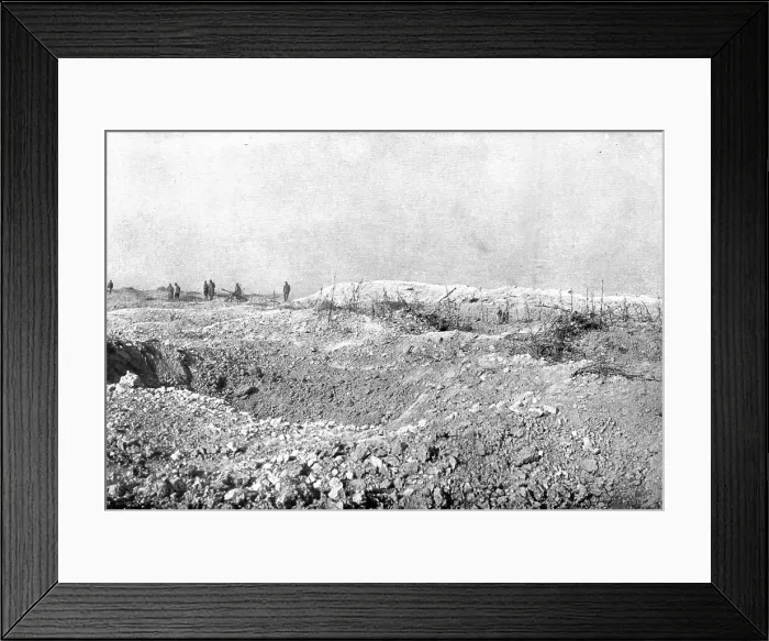 Framed Print : At Le Mort Homme; The recaptured ridge of Mort-Homme, 1917. Creator: Unknown Framed Print : At Le Mort Homme; The recaptured ridge of Mort-Homme, 1917. Creator: Unknown