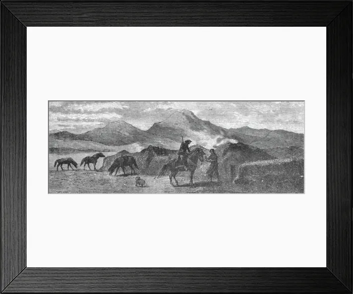 Framed Print : Travelling in Iceland; An Icelanders Notes on Iceland, 1875. Creator: Unknown Framed Print : Travelling in Iceland; An Icelanders Notes on Iceland, 1875. Creator: Unknown