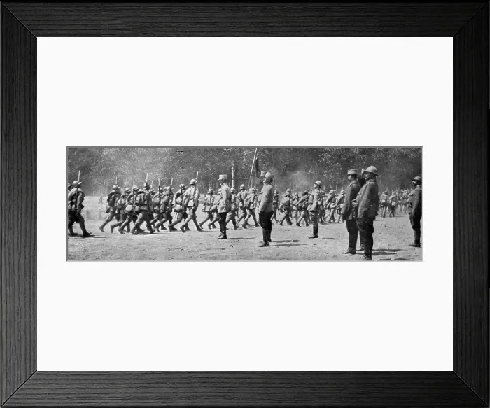 Framed Print : Our Romanian Allies; The Arges 4th infantry regiment, who infiltrated German lines.. Creator: Unknown Framed Print : Our Romanian Allies; The Arges 4th infantry regiment, who infiltrated German lines.. Creator: Unknown