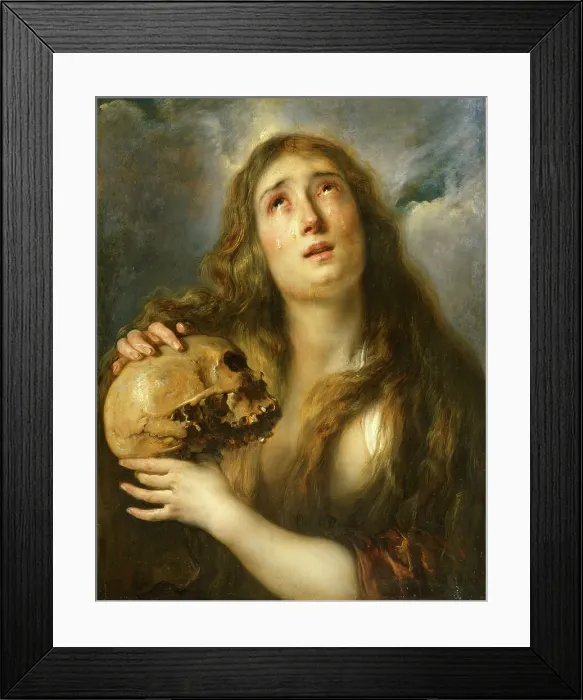 Framed Print : Mary Magdalene, c1650. Creator: Jan Boeckhorst Framed Print : Mary Magdalene, c1650. Creator: Jan Boeckhorst