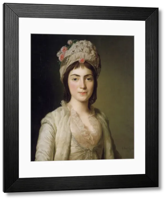 Framed Print : Zoie Ghika, Moldavian Princess, 1777. Creator: Alexander Roslin Framed Print : Zoie Ghika, Moldavian Princess, 1777. Creator: Alexander Roslin