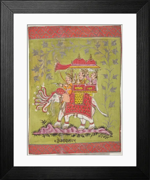 Framed Print : The Planetary Deity Brihaspati (Jupiter), c1800. Creator: Unknown Framed Print : The Planetary Deity Brihaspati (Jupiter), c1800. Creator: Unknown
