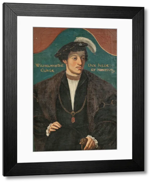 Framed Print : Vilhelm (1516-1592), Duke of Jülich, Cleve and Berg, c1540s. Creator: Anon Framed Print : Vilhelm (1516-1592), Duke of Jülich, Cleve and Berg, c1540s. Creator: Anon