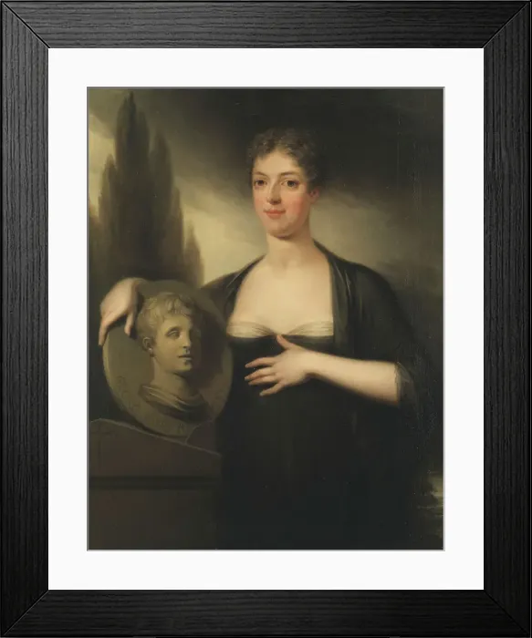 Framed Print : Portrait of Christina Maria von Hermanson (1768-1810), 1810. Creator: Carl Fredrik von Breda Framed Print : Portrait of Christina Maria von Hermanson (1768-1810), 1810. Creator: Carl Fredrik von Breda