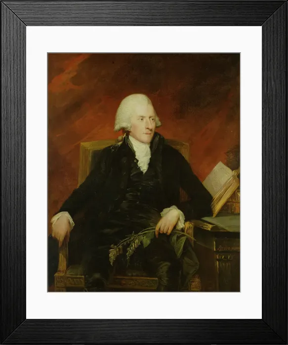 Framed Print : The English Physician William Withering, 1792. Creator: Carl Fredrik von Breda Framed Print : The English Physician William Withering, 1792. Creator: Carl Fredrik von Breda