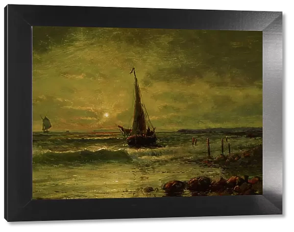 Coastal Scene, 19th century. Creator: Mauritz Frederik Hendrik De Haas
