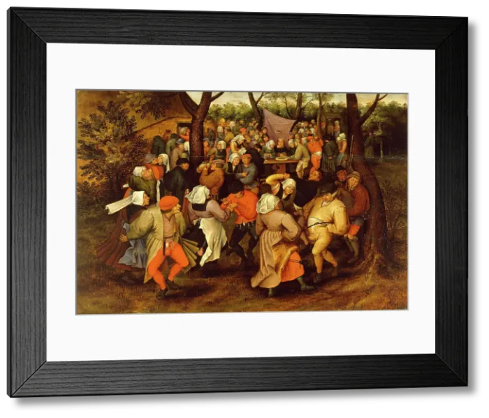 Framed Print : Peasant Wedding Dance, 1607. Creator: Pieter Brueghel the Younger Framed Print : Peasant Wedding Dance, 1607. Creator: Pieter Brueghel the Younger