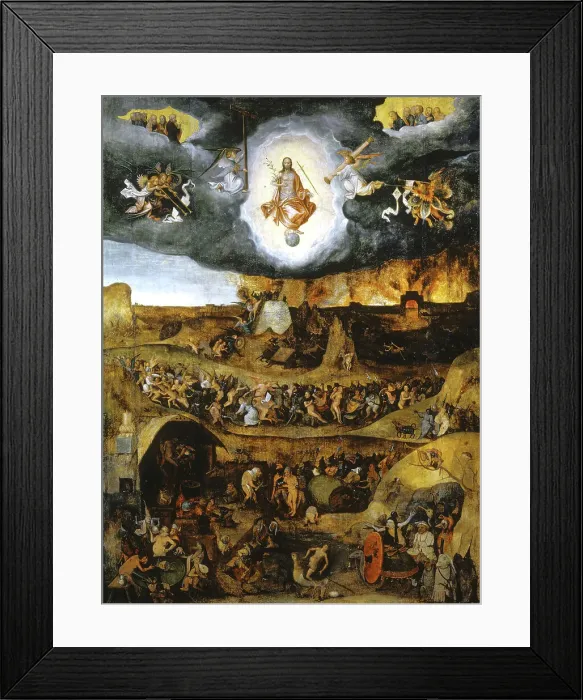 Framed Print : The Last Judgment, 1553-1554. Creator: Pieter Huys Framed Print : The Last Judgment, 1553-1554. Creator: Pieter Huys