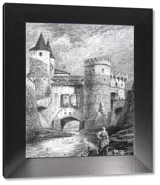 The Germans Gate, Metz; Alsace and Lorraine, 1875. Creator: Unknown