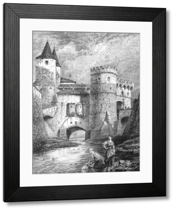 Framed Print : The Germans Gate, Metz; Alsace and Lorraine, 1875. Creator: Unknown