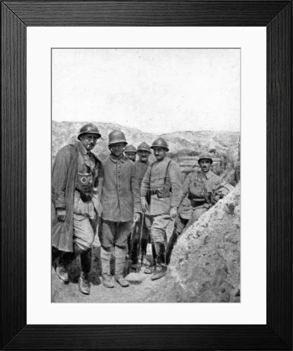 Framed Print : How to make a surprise attack; A prisoner brought back to our lines... 1917. Creator: Unknown Framed Print : How to make a surprise attack; A prisoner brought back to our lines... 1917. Creator: Unknown