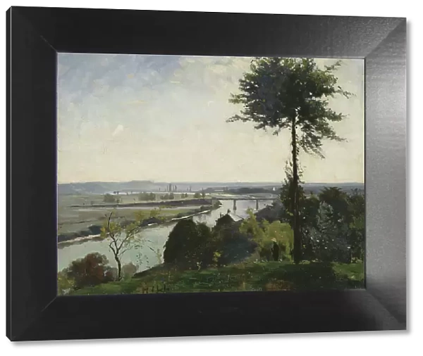 The Tree and the River III (The Seine at Bois-le-Roi), 1877. Creator: Carl Fredrik Hill