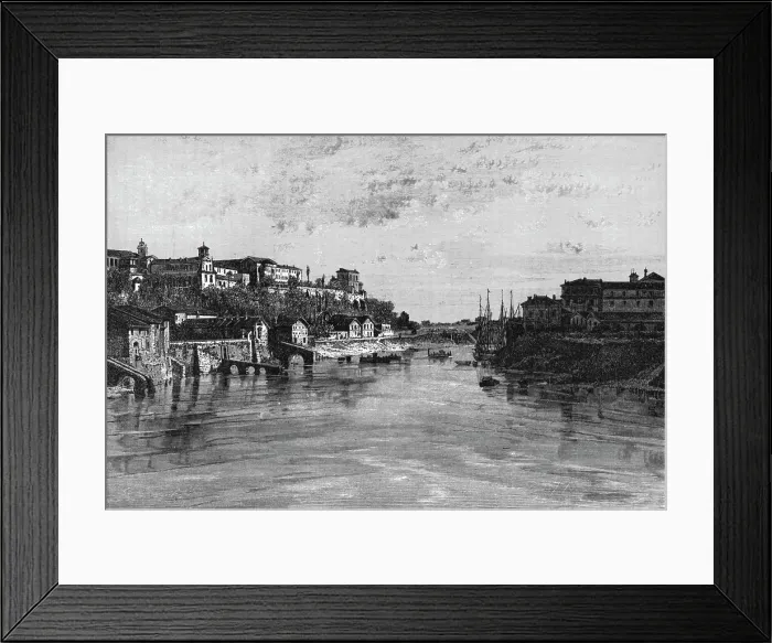 Framed Print : Mount Aventino; Rome and United Italy, 1875. Creator: Unknown Framed Print : Mount Aventino; Rome and United Italy, 1875. Creator: Unknown