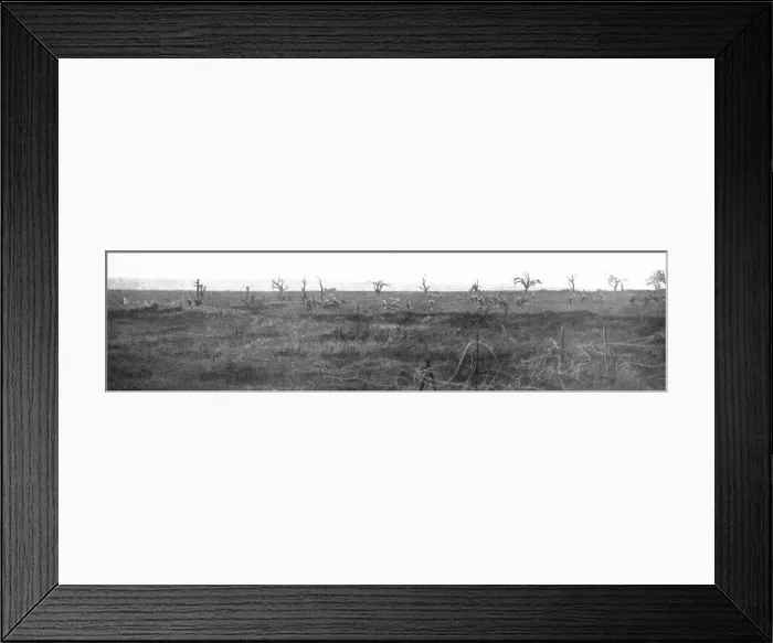 Framed Print : The Battle of La Malmaison; Dawn on October 23: sending of an assault wave... 1917. Creator: Unknown Framed Print : The Battle of La Malmaison; Dawn on October 23: sending of an assault wave... 1917. Creator: Unknown