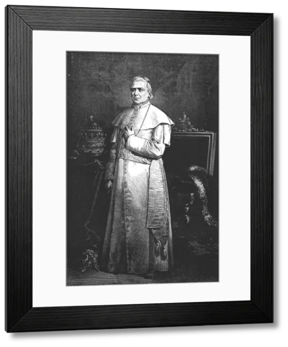 Framed Print : Pius IX; Rome and United Italy, 1875. Creator: Unknown Framed Print : Pius IX; Rome and United Italy, 1875. Creator: Unknown