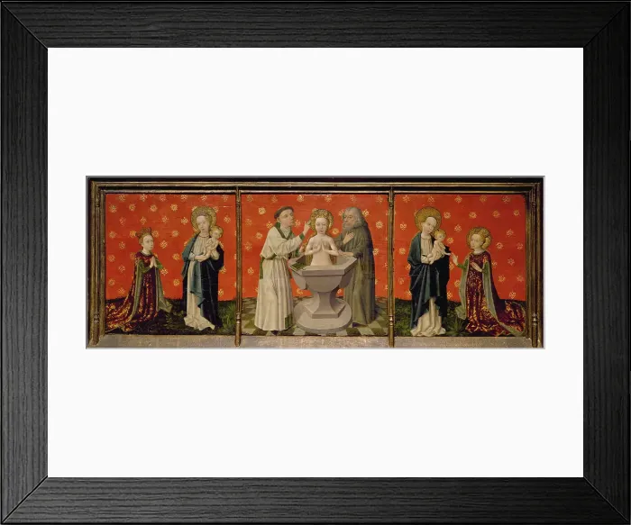 Framed Print : Scenes from the Life of Saint Catherine of Alexandria, c1430-1450. Creator: Unknown Framed Print : Scenes from the Life of Saint Catherine of Alexandria, c1430-1450. Creator: Unknown