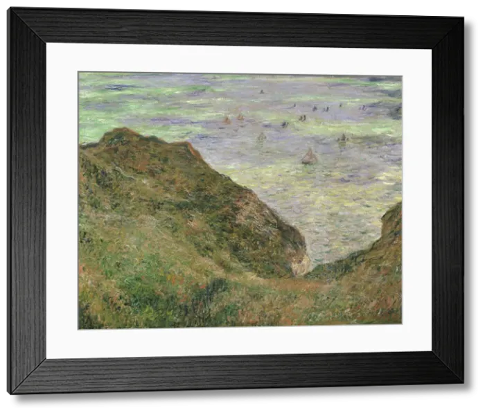 Framed Print : View over the Sea, 1882. Creator: Claude Monet Framed Print : View over the Sea, 1882. Creator: Claude Monet