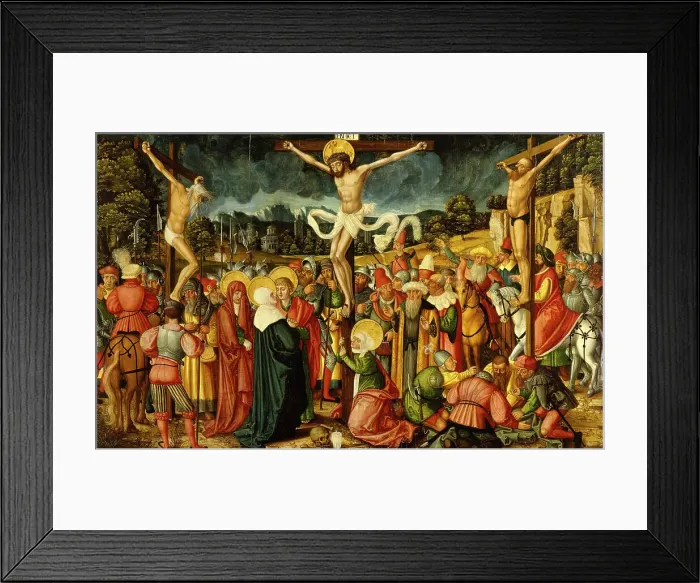 Framed Print : Crucifixion, 1537. Creator: Peter Gertner Framed Print : Crucifixion, 1537. Creator: Peter Gertner