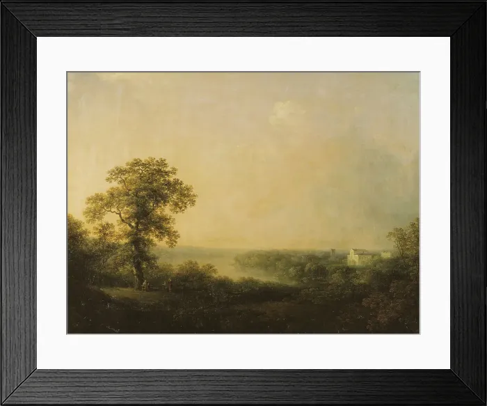 Framed Print : View of Haga, 1811. Creator: Carl Johan Fahlcrantz Framed Print : View of Haga, 1811. Creator: Carl Johan Fahlcrantz