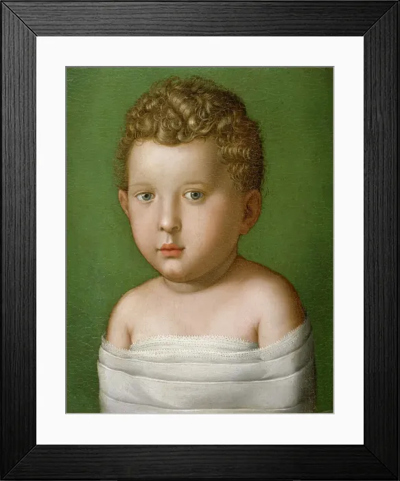 Framed Print : Portrait of a Baby Boy, 1540-1549. Creator: Agnolo Bronzino Framed Print : Portrait of a Baby Boy, 1540-1549. Creator: Agnolo Bronzino