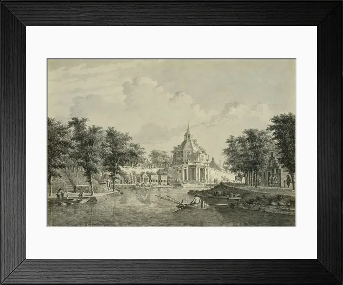 Framed Print : View of Wittevrouwenpoort in Utrecht, c1760s. Creator: Theodor Verryck Framed Print : View of Wittevrouwenpoort in Utrecht, c1760s. Creator: Theodor Verryck