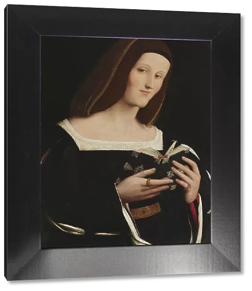 Portrait of a Young Woman as a Saint, c1510-1520. Creator: Amico Aspertini