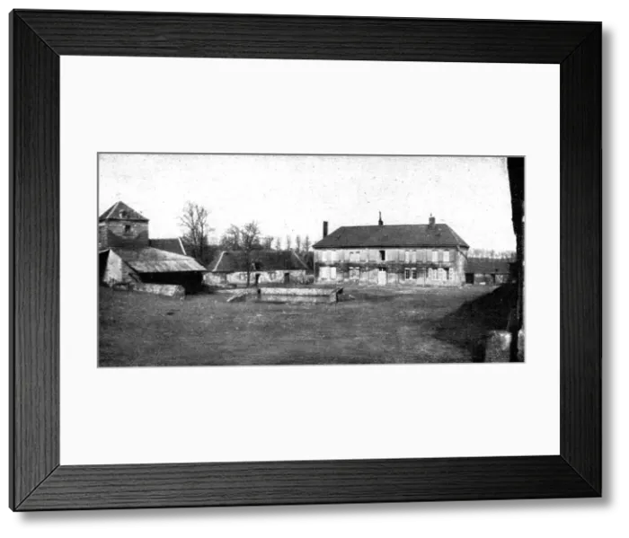 Framed Print : Hours of Victory; Malmaison farm in 1914, before the war, 1917 Creator: Unknown