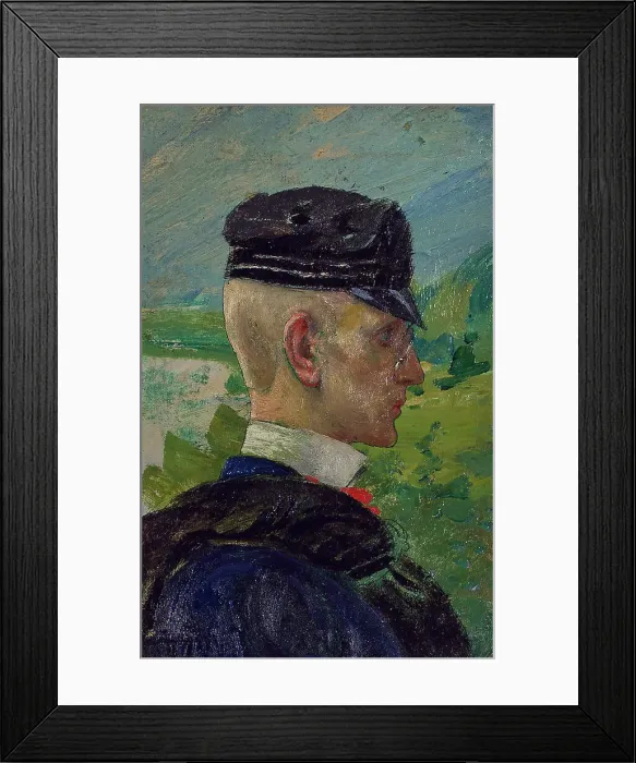 Framed Print : Portrait of a Boy. Study for Morning Prayers. Creator: Carl Larsson Framed Print : Portrait of a Boy. Study for Morning Prayers. Creator: Carl Larsson