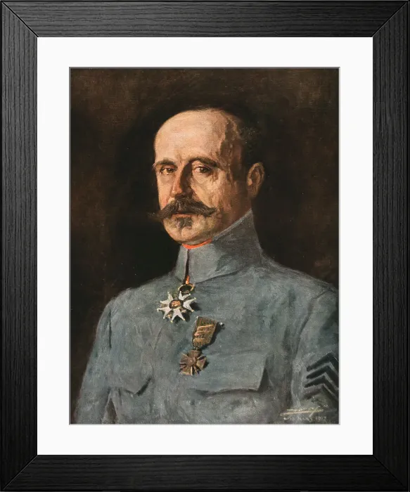 Framed Print : Genral Debeney, 1917. Creator: Unknown Framed Print : Genral Debeney, 1917. Creator: Unknown